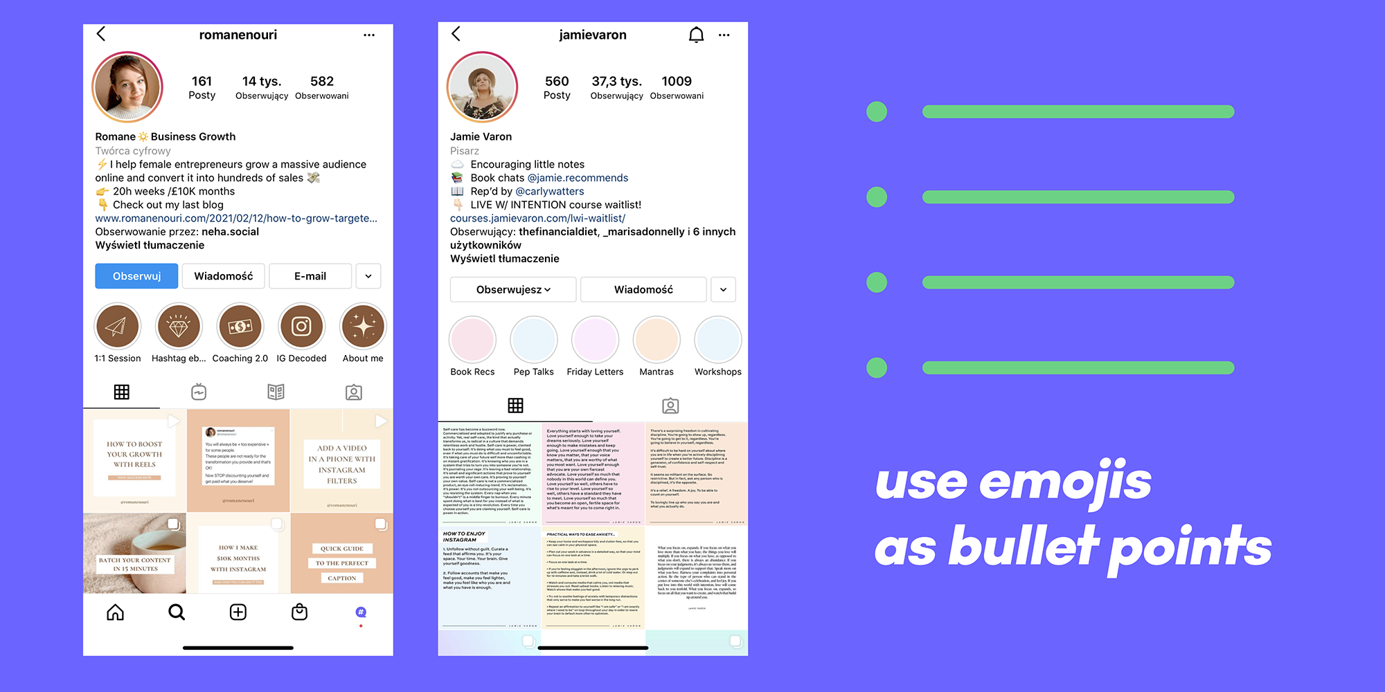 tips for outstanding Instagram BIO