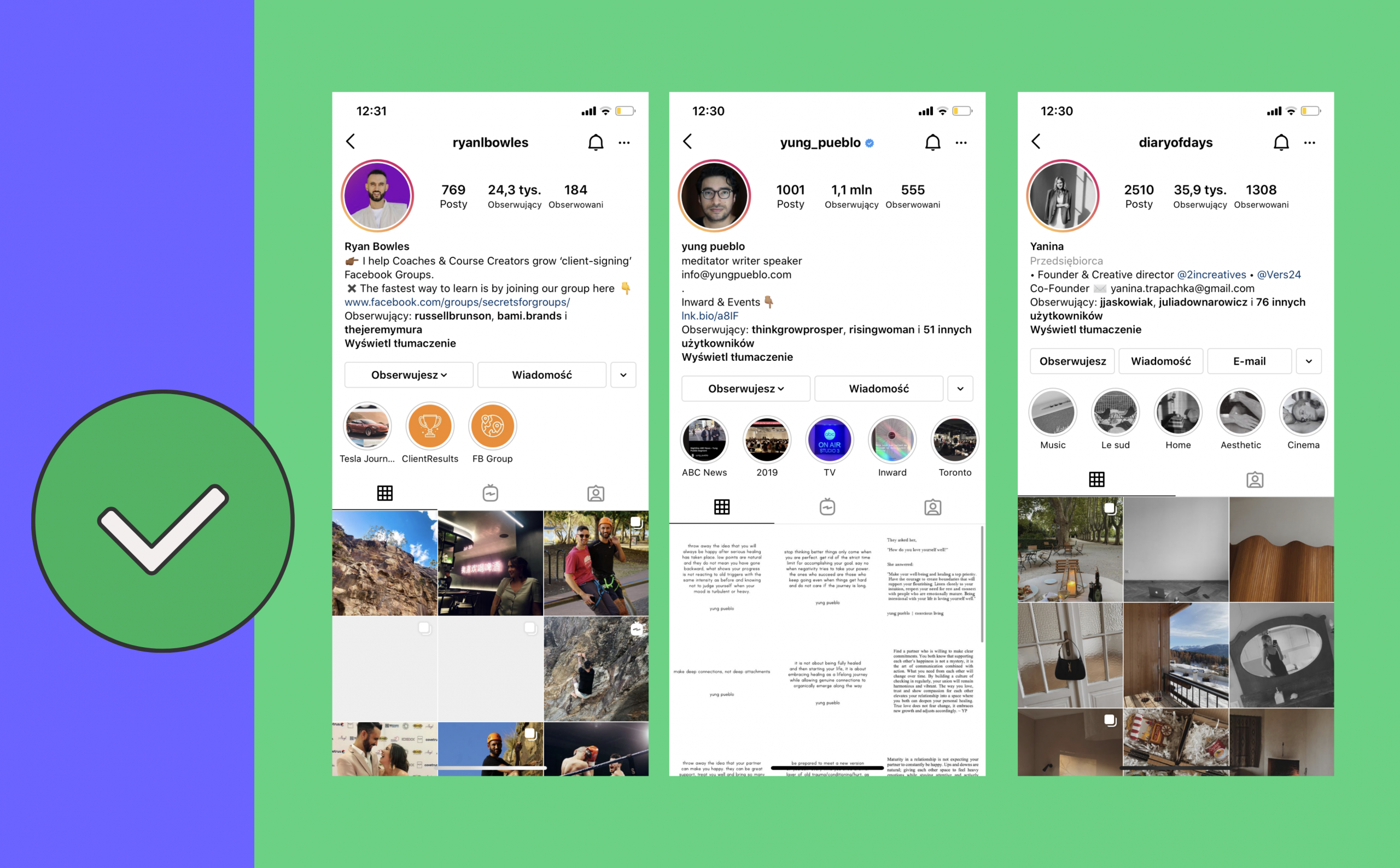 tips for outstanding Instagram BIO