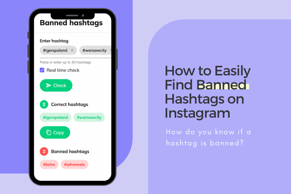 How do you find banned hashtags on Instagram?