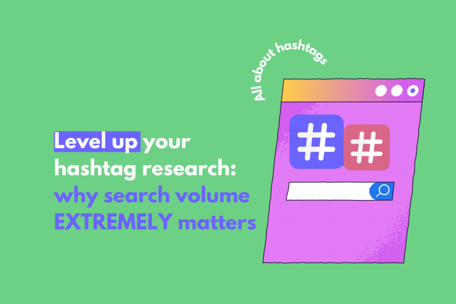 determine the best size of Instagram hashtags search volume