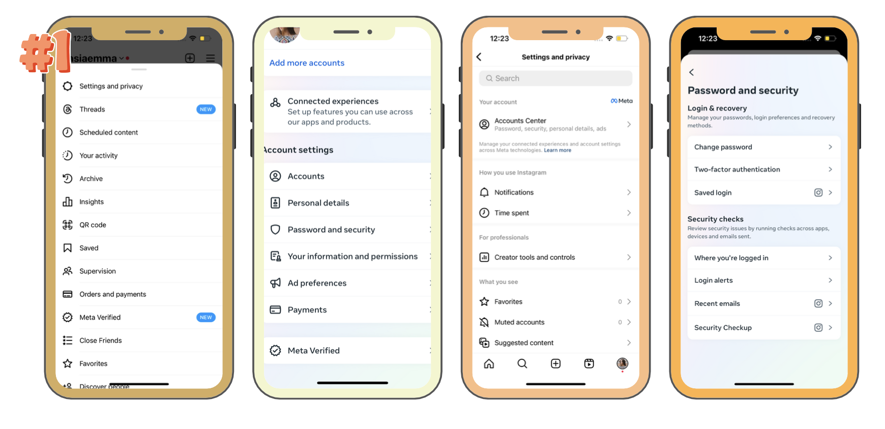 Change or Reset Instagram Password